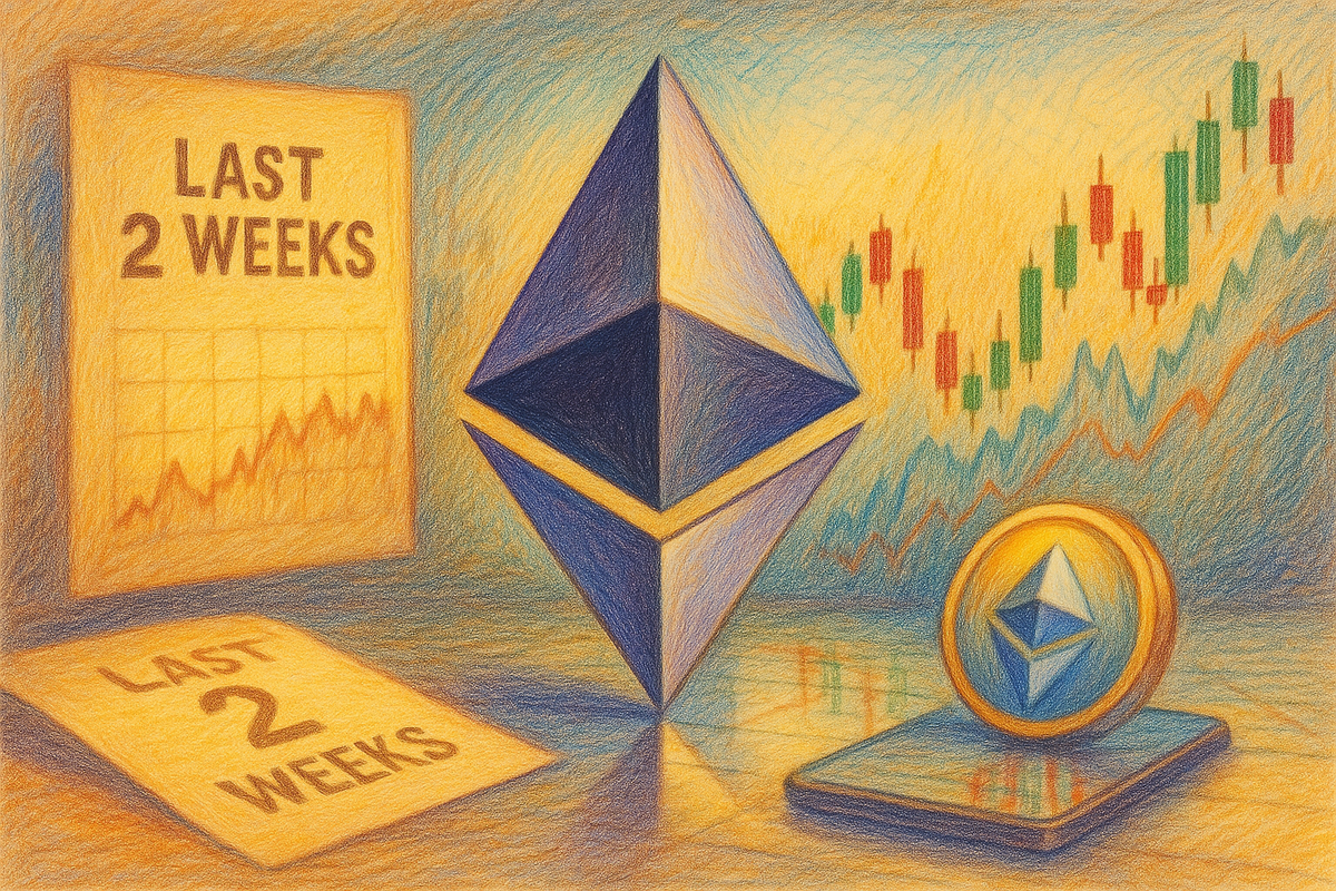 ¿Qué ha pasado con Ethereum en las últimas dos semanas? Post feature image