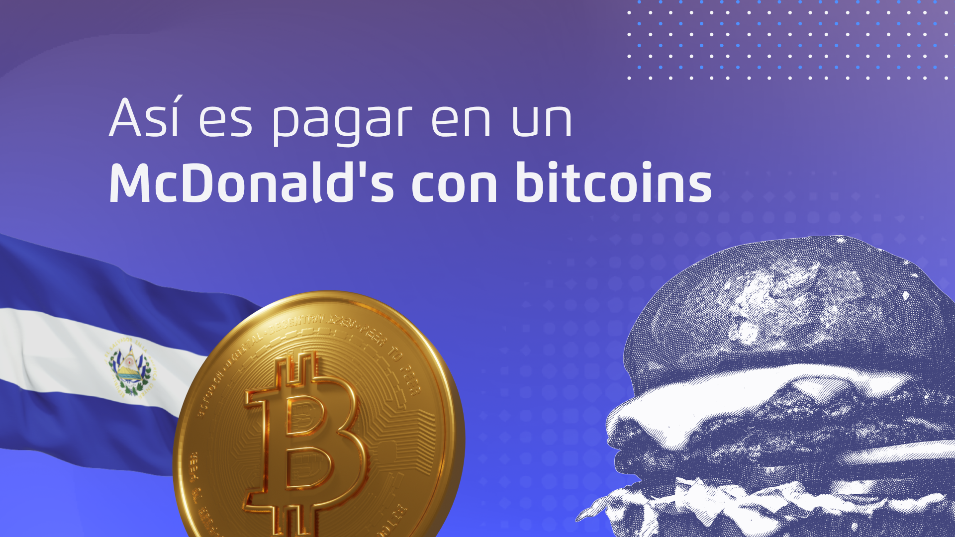 Así es pagar en un McDonald's con bitcoins imagen destacada